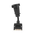 Adaptador De Conector De Fiação Para Caravana E Barco: Plugue Redondo Fêmea De 7 Pinos Para Macho