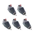 Adaptador de conector Oiyagai RCA macho para faixa terminal de 2 parafusos Adaptador de conector Oiyagai RCA macho para faixa terminal de 2 parafusos