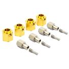 Adaptador de cubo de roda hexagonal de 12 mm para Traxxas 1/10 RC Crawler (4 unidades)