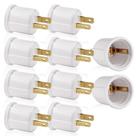 Adaptador de Enchufe a Rosca para Foco EMNOOTI 660W 125V Paquete de 10