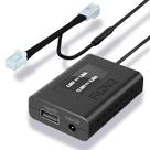 Adaptador de energia para dash cam FitDVR, compatível com 10 pinos, display LED, 5V e 12V