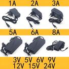Adaptador De Energia Universal AC 110-240V DC 3V-24V 0.5A-8A Carregador Para Luz LED EU EUA Adaptador De Energia Universal AC 110-240V DC 3V-24V 0.5A-8A Carregador Para Luz LED EU EUA
