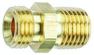 Adaptador de extremidade esférica Tru-Flate 1/4" em latão