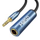 Adaptador de fone de ouvido MillSo 6,35 mm fêmea para 3,5 mm macho 30 cm Adaptador de fone de ouvido MillSo 6,35 mm fêmea para 3,5 mm macho 30 cm