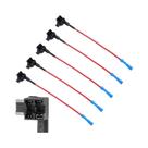 Adaptador De Fusível Automotivo Mini, Médio E Padrão 20 5pçs 32V - Adaptador De Derivação Para