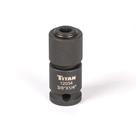 Adaptador de Impacto Titan 12034 - 3/8" para 1/4" Hexagonal com Troca Rápida