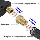 Adaptador De Latão M22 15mm Macho Para M22 14mm Fêmea Para Conector De Mangueira De Lavadora De Alta