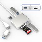 Adaptador de leitor de cartão Cateck 5 em 2 USB 3.0 XQD/SD/TF AmazonBasics