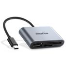 Adaptador de leitor de cartão RayCue USB C SD/TF para iPhone 15