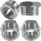 Adaptador de linha de água Beduan G 1/2 para compressão 3/8 (pacote com 4)