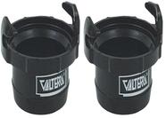 Adaptador de Mangueira Valterra T1024 7,6 cm Reto Preto - Pacote com 2