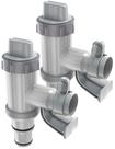 Adaptador de Manguera para Piscina MASCARRY con Válvula de Émbolo 2 Pack