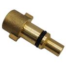 Adaptador de Metal Canhão de Espuma Rosca Fêmea 1/4 Encaixe Fino Compatível com Lavadora Klatter