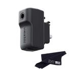 Adaptador de microfone Insta360 X4 para câmera X3 com tipo C e 3,5 mm