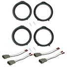Adaptador de montagem de alto-falante DKMUS para Acura Honda 16,5 cm