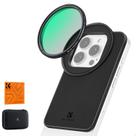 Adaptador de montagem de filtro de lente magnética com CPL de 67 mm para iPhone Adaptador de montagem de filtro de lente magnética com CPL de 67 mm para iPhone