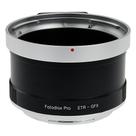 Adaptador de montagem de lente Fotodiox Pro Bronica ETR para Fujifilm G-Mount