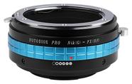 Adaptador de montagem de lente Fotodiox Pro Nikon G para Fujifilm X