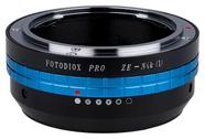 Adaptador de montagem de lente Fotodiox Pro para lente Mamiya ZE para câmeras sem espelho Nikon Série 1