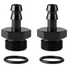 Adaptador de montagem Podavelle 8AN -8 ORB para 5/16 Hose Barb x2