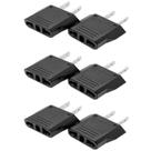Adaptador de plugue ALINNA US para UE/AU/CN Tensão universal 6A preto