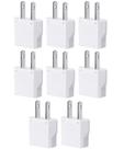 Adaptador de plugue Bates Choice da Europa para os EUA, pacote com 8