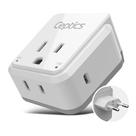 Adaptador de plugue Ceptics European com USB-C 30W PD e QC 3.0-2