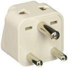 Adaptador de plugue Citze BA-10-3P aterrado universal tipo D, pacote com 3