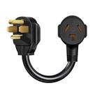 Adaptador de plugue de secador Srightinc de 3 pinos para 4 pinos NEMA 14-30P