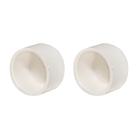 Adaptador de plugue de tampa de extremidade de tubo PVC branco SCH40 FangkingNo (2)