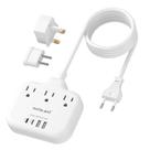Adaptador de plugue de viagem meta-ant da Europa dos EUA para o Reino Unido da UE Adaptador de plugue de viagem meta-ant da Europa dos EUA para o Reino Unido da UE