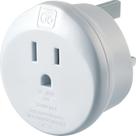 Adaptador de plugue Go Travel dos EUA para o Reino Unido Tipo A, Tipo B para Tipo G Adaptador de plugue Go Travel dos EUA para o Reino Unido Tipo A, Tipo B para Tipo G