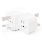 Adaptador de plugue MONCOYI US/AUS para o Reino Unido Tipo G, pacote com 2 pacotes de viagem