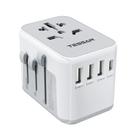 Adaptador de plugue TESSAN International com 4 portas USB tipo C/G/A/I Adaptador de plugue TESSAN International com 4 portas USB tipo C/G/A/I