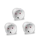 Adaptador de plugue Ziissup Europeu para EUA Tipo C/E/F para EUA 110V