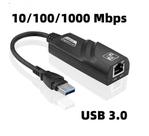 Adaptador de Rede USB 3.0 Gigabit RJ45 Ethernet 10/100/1000 Adaptador de Rede USB 3.0 Gigabit RJ45 Ethernet 10/100/1000