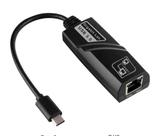 Adaptador de rede USB Tipo-C p/ RJ45 Adaptador de rede USB Tipo-C p/ RJ45