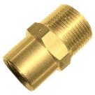 Adaptador de Redução Luva Lubefer 1/8 Fêmea x 1/8 Rosca Macho Aço