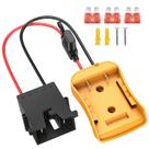 Adaptador de roda elétrica Azocek compatível com bateria Dewalt 20V