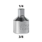 Adaptador de Soquete de 3/8 Fêmea Para 1/4 Macho Cr-V