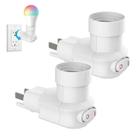 Adaptador de soquete de lâmpada MIKWOAB 125V 60W 360 Rotate