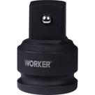 Adaptador de Soquetes 3/4 Fêmea x 1/2 Macho Impacto Worker