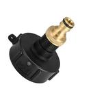 Adaptador de tanque de água para mangueira de jardim com conector de bico de latão