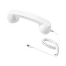 Adaptador De Telefone Retrô Tipo-C Com Microfone E Fone De Ouvido Para Casa, Escritório E Viagem