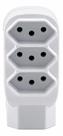 Adaptador De Tomada 4 Saídas Bejamim Tripolar De 3 Pinos