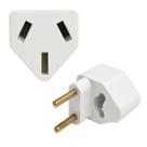 Adaptador de Tomada Argentino para Brasileiro Europeu 10A e 15A Bivolt 127V 220V Hóteis Pousadas