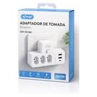 Adaptador de tomada benjamin knups 3 saídas