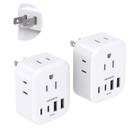 Adaptador de tomada de viagem HANYCONY US para o Japão tipo A com USB