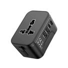 Adaptador de tomada de viagem JIUHCORY PD20W com 2 portas USB-C e 2 portas USB-A