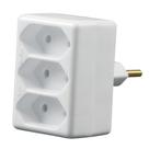 Adaptador de Tomada NEDO 3 Saídas Bivolt 1un Adaptador de Tomada NEDO 3 Saídas Bivolt 1un
